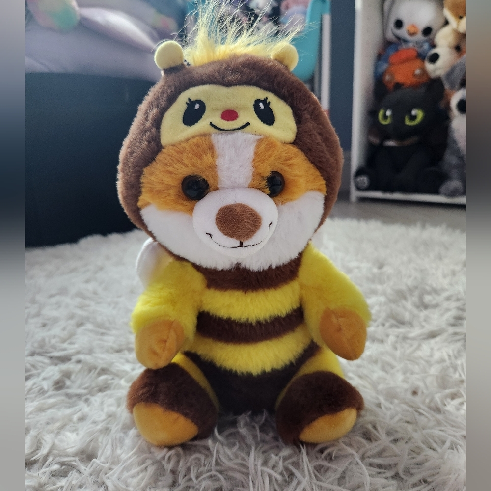 Disguisimals Cuddles the Corgi Bee Plush